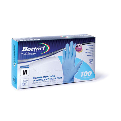 100 GUANTI NITRILE BLU USA E G