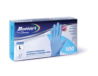 100 GUANTI NITRILE BLU USA E G