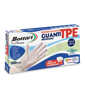 100 PZ GUANTI IN TPE TAGLIA UN