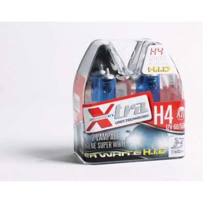 2PZ LAMP-SUPER WHITE 12V H4 60