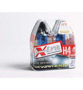 2PZ LAMP-SUPER WHITE 12V H4 60