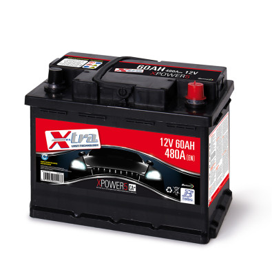 ACCUMULATORE 60 AMP EXTRA S-MA