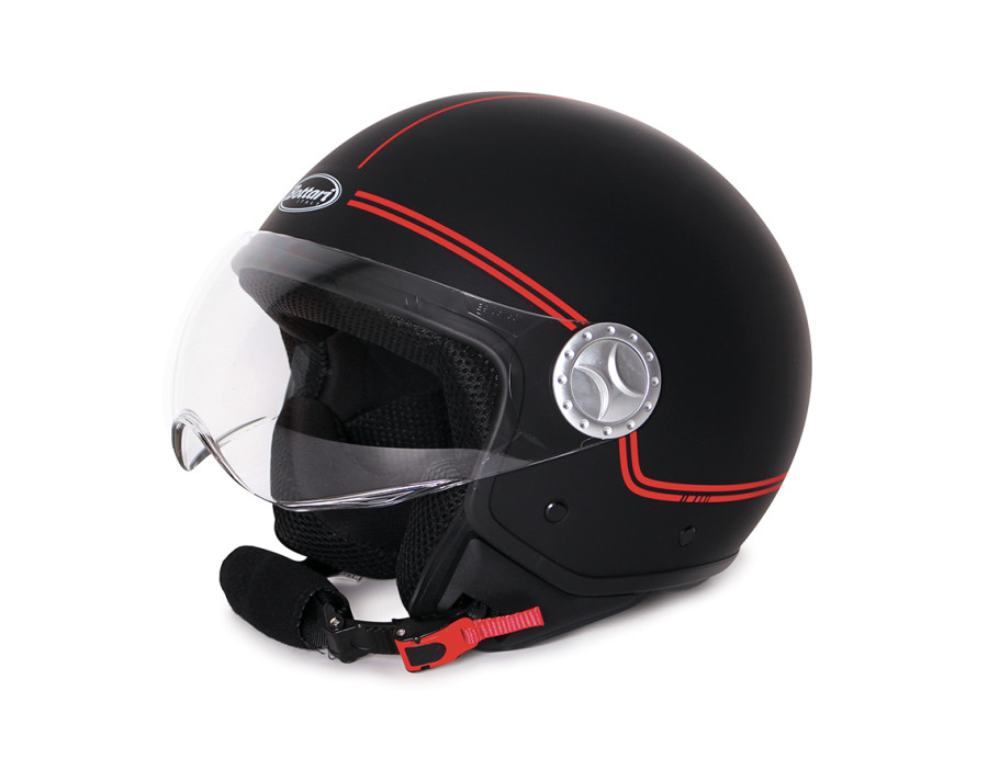 CASCO BOOMERANG NERO OPACO - R
