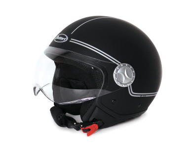 CASCO BOOMERANG NERO OPACO - S