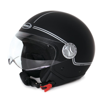 CASCO BOOMERANG NERO OPACO - S