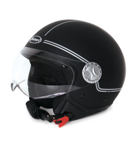 CASCO BOOMERANG NERO OPACO - S