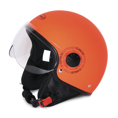CASCO RIBOT ARANCIO FLUO OPACO