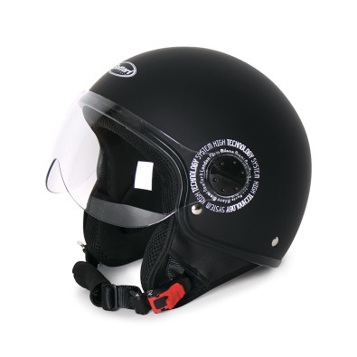 CASCO RIBOT NERO OPACO XS