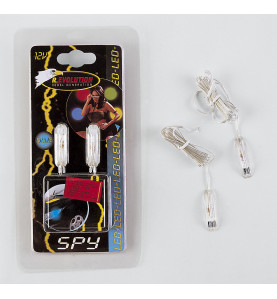 COPPIA LUCI ADESIVE SPY BLU