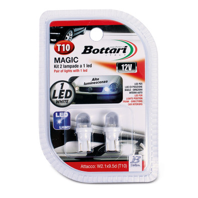 COPPIA LUCI LED MAGIC BIANCO