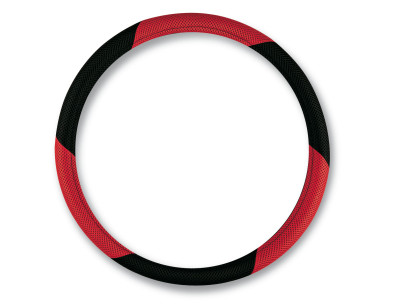 COPRIVOLANTE MESH NERO ROSSO