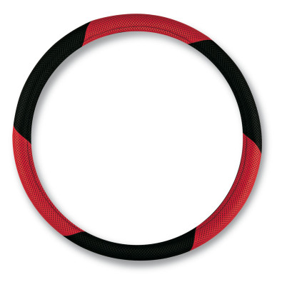 COPRIVOLANTE MESH NERO ROSSO