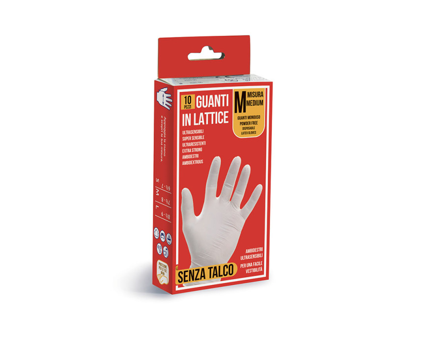 GUANTI MONOUSO IN LATTICE S-TA