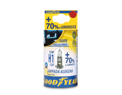 H1 12V 55W ALOGENA  70%  SILV