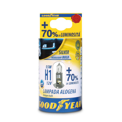 H1 12V 55W ALOGENA  70%  SILV