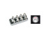 INTERRUTTORE TRIPLO A LED CROM