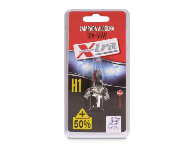 LAMPADA 12V H1 55W 50% LUMINO