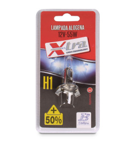 LAMPADA 12V H1 55W 50% LUMINO