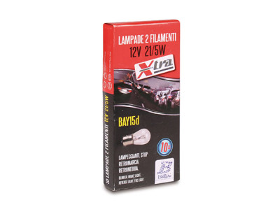 LAMPADE 2 FILAMENTI 12V 21W