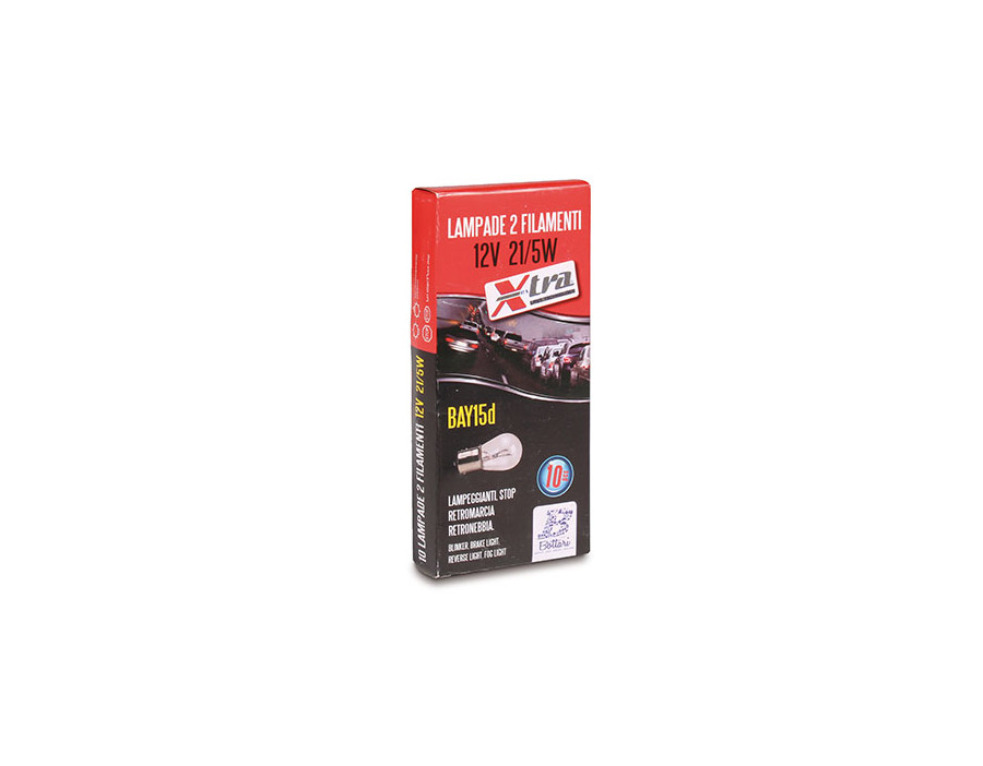 LAMPADE 2 FILAMENTI 12V 21W