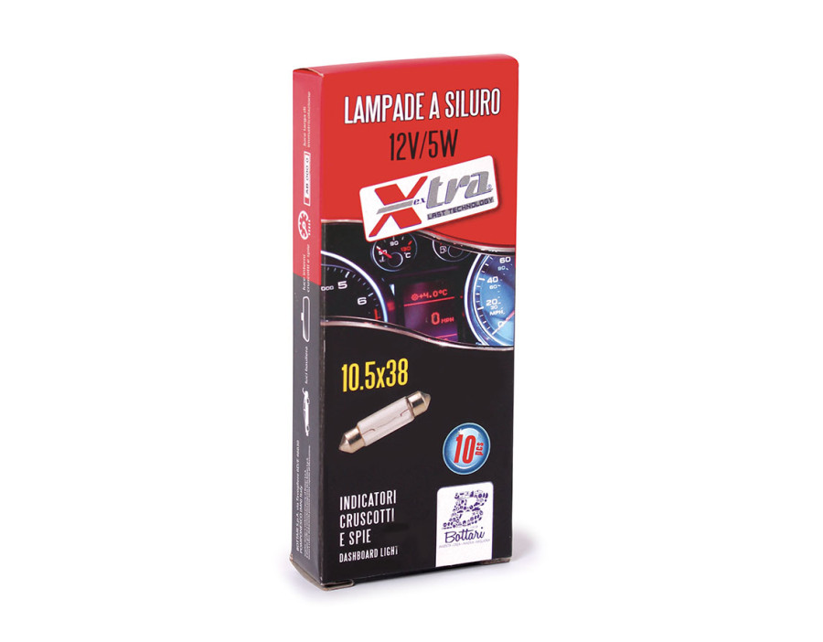 LAMPADE SILURO 12V 5W 10PZ-