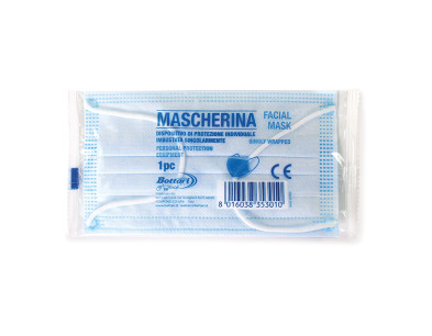 MASCHERINA FACCIALE IMBUSTATA