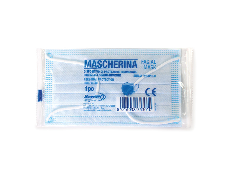 MASCHERINA FACCIALE IMBUSTATA