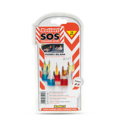 S-O-S- 10 MINI-FUSIBILI BILAMA