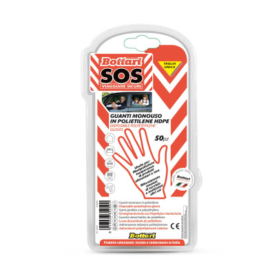 S-O-S- SET GUANTI 50 PZ UNIVER