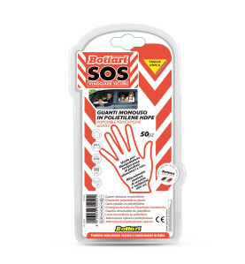 S-O-S- SET GUANTI 50 PZ UNIVER