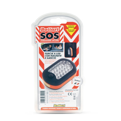 S-O-S-TORCIA A LED MULTIFUNZIO