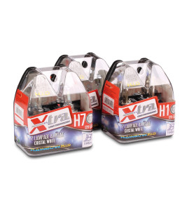 SET 2PZ LAMP-XENON RAINBOW BLU