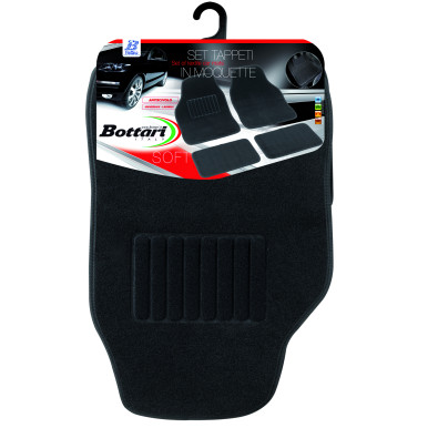 SET 4 TAPPETI IN MOQUETTE CAR