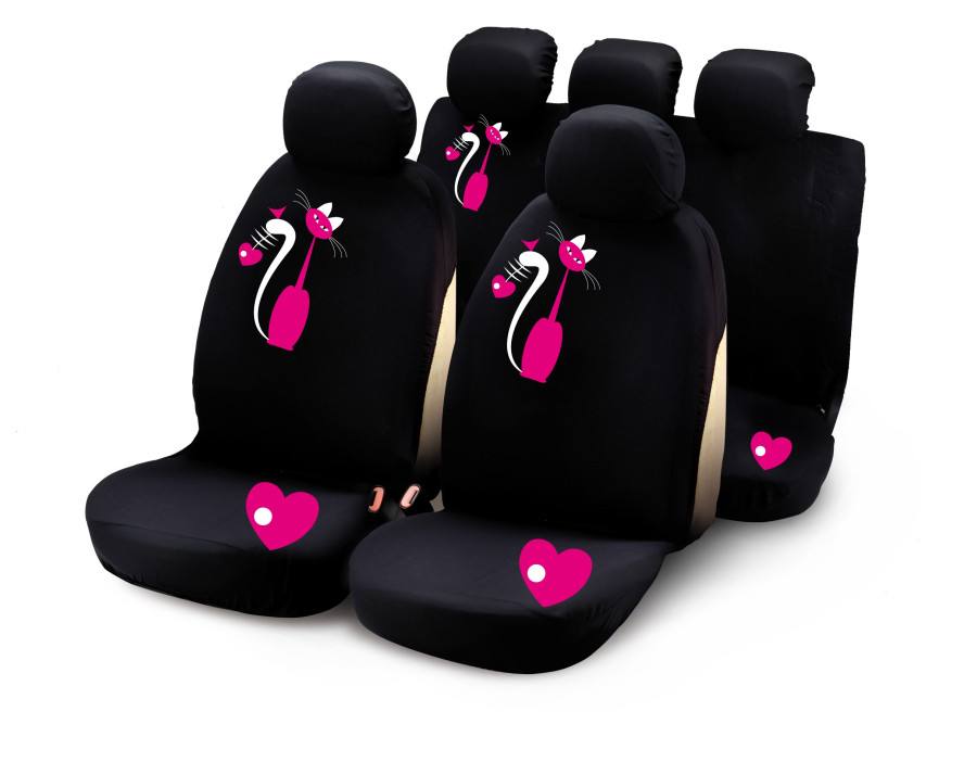 SET FODERA MY SWEET CAT PINK
