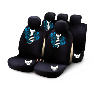 SET FODERA MY SWEET KITTY BLUE