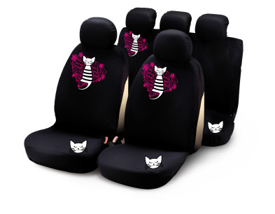 SET FODERA MY SWEET KITTY PINK