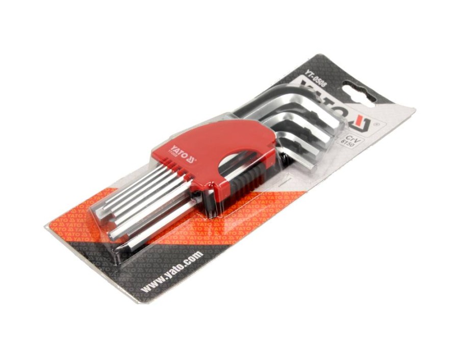 KLUCZE IMBUSOWE HEX, 2-12MM, 10 CZ