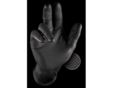 RKAWICE NITRYLOWE OCHRONNE GRIPPAZ 2445 CZARNE 240 MM 5