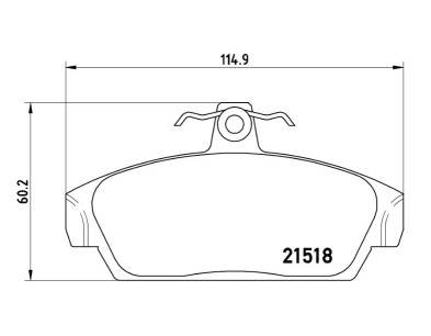 RSR-PASTIGLIE FRENO ANTERIORE ROVER
