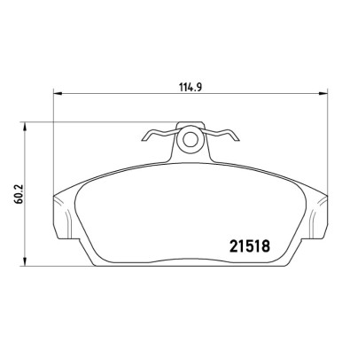 RSR-PASTIGLIE FRENO ANTERIORE ROVER