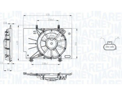 RSR-VENTOLA RADIATORE FORD