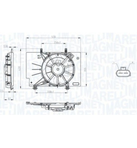 RSR-VENTOLA RADIATORE FORD