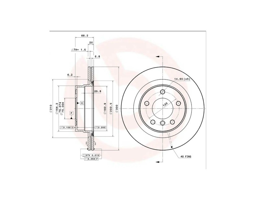 RSR-DISCHI FRENO POSTERIORE BMW SERIE