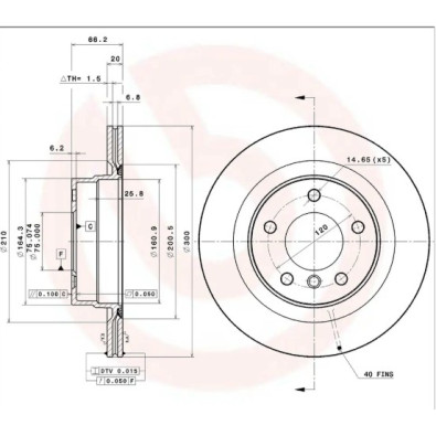 RSR-DISCHI FRENO POSTERIORE BMW SERIE