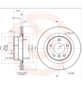 RSR-DISCHI FRENO POSTERIORE BMW SERIE