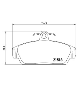 RSR-PASTIGLIE FRENO ANTERIORE ROVER
