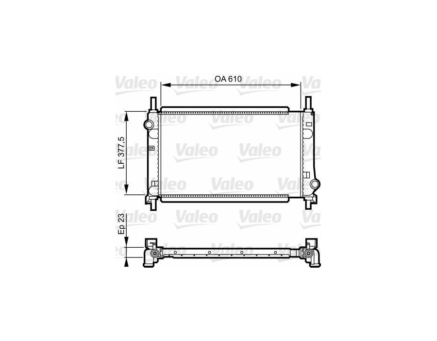 TH138 Radiatore Acqua Ford Cougar - Originale Valeo