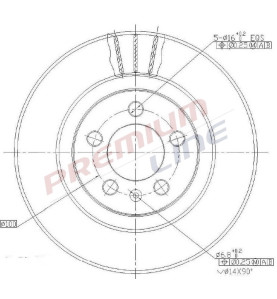T24_COPPIA DISCHI FRENO DIAM 280 VENTILATO