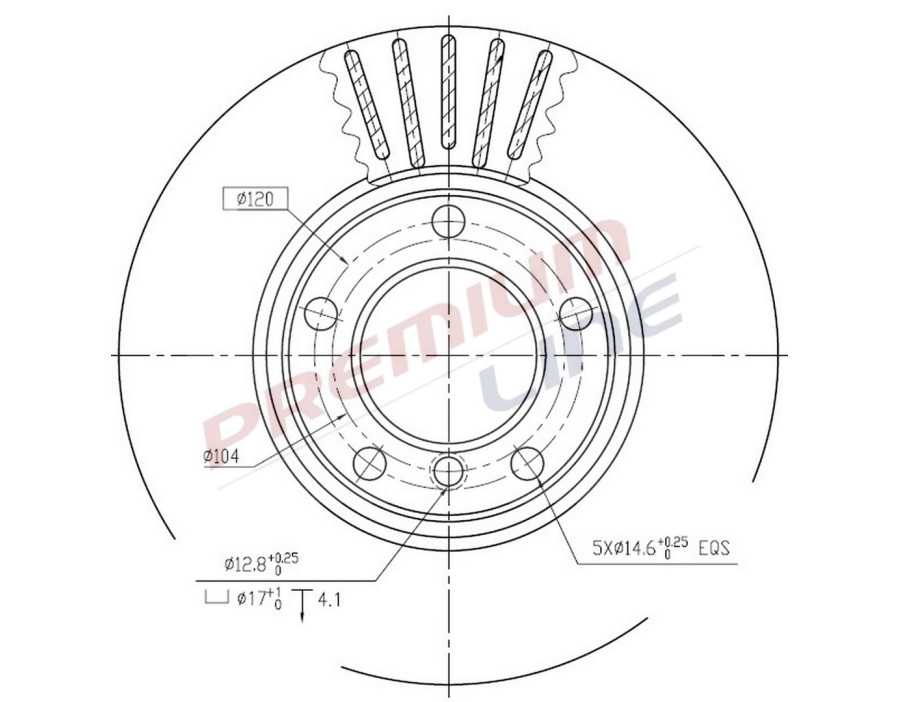T24_COPPIA DISCHI FRENO DIAM 295/5 VENTILATO