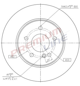 T24_COPPIA DISCHI FRENO DIAM 290 PIENO